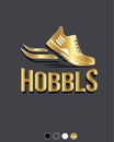 shoes logo design logo design ideas Royalty Free Stock Photo