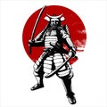 Samurai military artwork