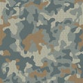 Fashionable vector camo with dotted line firmware, colorful seamless pattern. Camouflage repeating wallpapers.