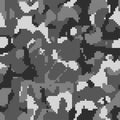 Vector camouflage seamless pattern. Digital camo texture Royalty Free Stock Photo