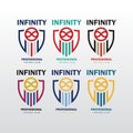 Infinity Professional Ball Club Logo Design