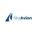 Sky Avion Air Plane logo design