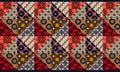 Indonesian batik tambal motif Royalty Free Stock Photo