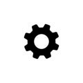 Setting flat icon button design vector