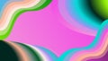 Abstract background with curved objects, a color combination of the aurora rainbow colors in the form of vector and jpg