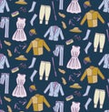 Derby Fashion Seamless Pattern Royalty Free Stock Photo