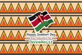 December 12, Happy Jamhuri Day vector illustration.