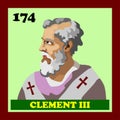 174th Catholic Church Pope Clement III