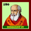 180th Catholic Church Pope Innocent IV