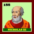 188th Catholic Church Pope Nicholas III