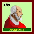 189th Catholic Church Pope Martin IV