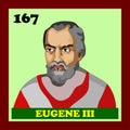 167th Catholic Church Pope Eugene III