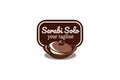 Serabi solo, Vector logo for serabi restaurant or food vendor. Royalty Free Stock Photo