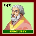 142nd Catholic Church Pope Sergius IV