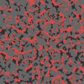 Camouflage seamless pattern. Urban military clothing style, masking camo repeat print. Grey red and black color. Vector Royalty Free Stock Photo