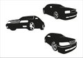 Vector layouts of cars.