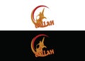 Dallah Logo or Icon Design Vector Image Template Royalty Free Stock Photo