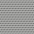 Seamless interlinked circle weave braid pattern background