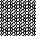 Seamless interlinked circle weave braid pattern background