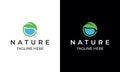 Nature logo vector Royalty Free Stock Photo