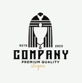 Queen cleopatra logo editable template ancient egyptian pharaoh Premium Vector black silhouette vintage