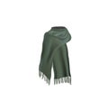 Green scarf on white background Royalty Free Stock Photo