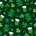 Seamless pattern for St. Patrick`s Day.