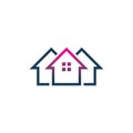 Housing group real estate logo design