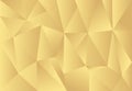 Illustration, geometric background, shades of gold. Abstract background with triangles