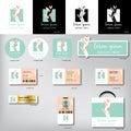 Beauty square logo for business and personal use