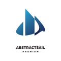Abstract Sail Logo Concept
