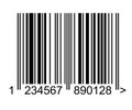 Barcode on white Royalty Free Stock Photo