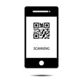 Barcode scanning with phone on white