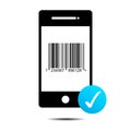 Barcode scanning with phone on white