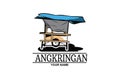 Vector Illustration for Angkringan food stall logo. Royalty Free Stock Photo