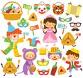 Purim clipart collection