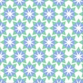 Geometric purple and green seamless pattern Royalty Free Stock Photo