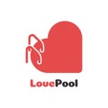 Love Pool Logo Concept