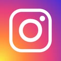 Instagram meta logo icon, Social media Instagram modern like , follower , comment red color. Like, follower, comment button, icon