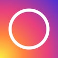 Instagram meta logo icon, Social media Instagram modern like , follower , comment red color. Like, follower, comment button, icon