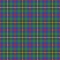 Clan Wood tartan plaid. Scottish pattern fabric swatch close-up.