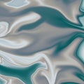 Silver and blue swirling abstract metallic gradient background