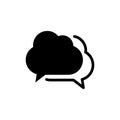 Simple Design Speech Bubble Icon Royalty Free Stock Photo
