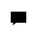 Simple Design Speech Bubble Icon Royalty Free Stock Photo