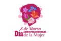 Translation:March 8, International Women`s Day.