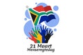 Translation: March 21.Human rights Day. Human rights day Menseregtedag