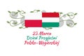Translation: March 23 Polish-Hungarian Friendship Day