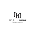 W BUILDING LINES LOGO