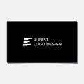 IE DELIVERI LOGO Royalty Free Stock Photo