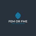 FCM, FEM, FME LEAF LOGO DESIGN